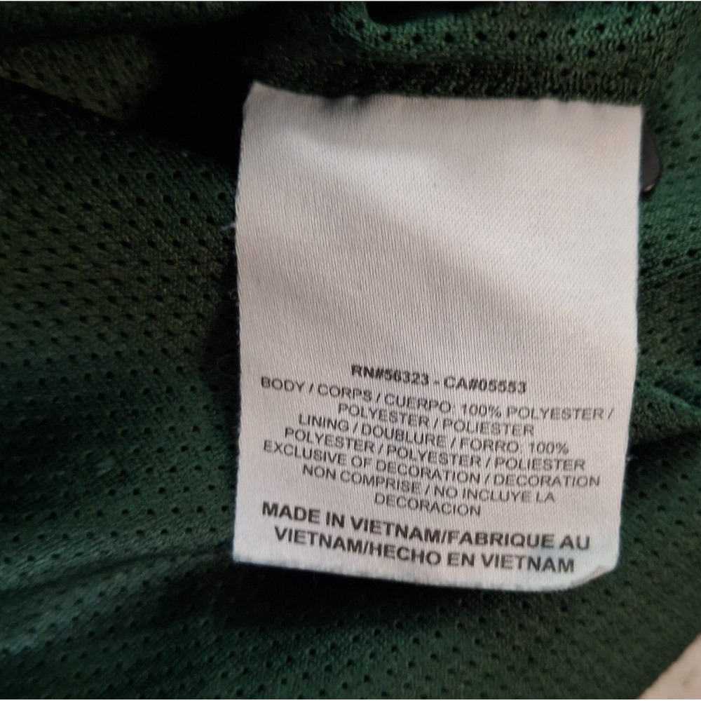 Green Bay Packers 1/4 Zip Windbreaker Men's Small* NFL Nike On Field Green Lined - Picture 5 of 10
